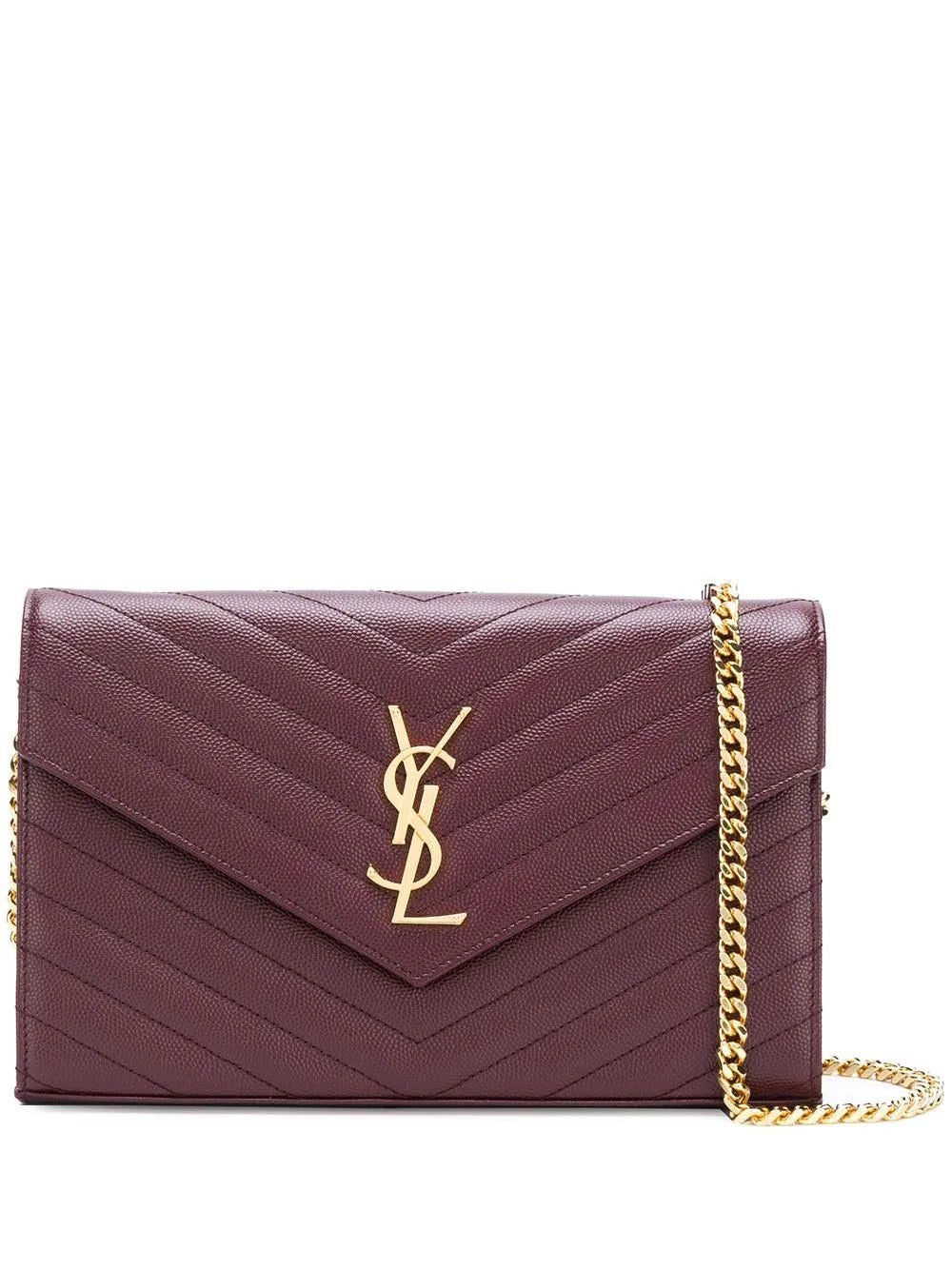 Saint Laurent Women's Logo-Debossed Leather Bag