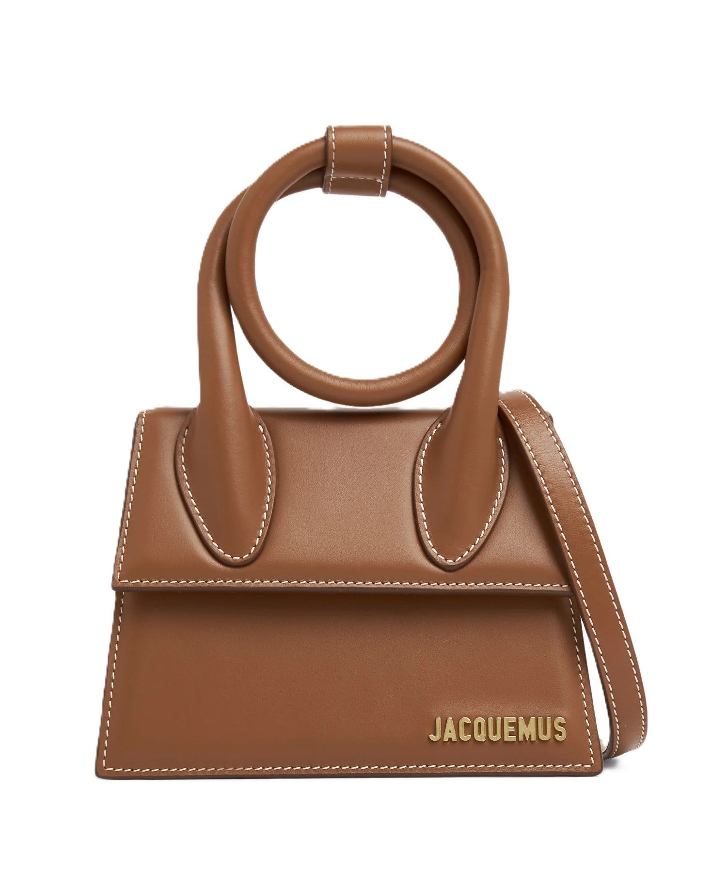 Jacquemus Le Chiquito Noeud Bag brown