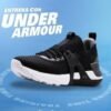 Branded UA UA Project Rock 4 Black White