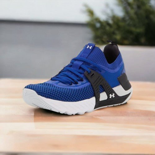 Branded UA Project Rock 4 Blue Black White