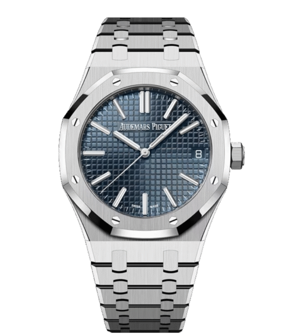 Audemars Piguet AP Royal Oak Silver Blue Metal