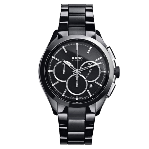 Rado Hyperchrome Stainless Steel Black Silver