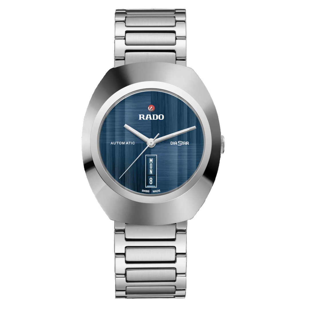 RADO DISTAR SILVER BLUE Metal WATCH