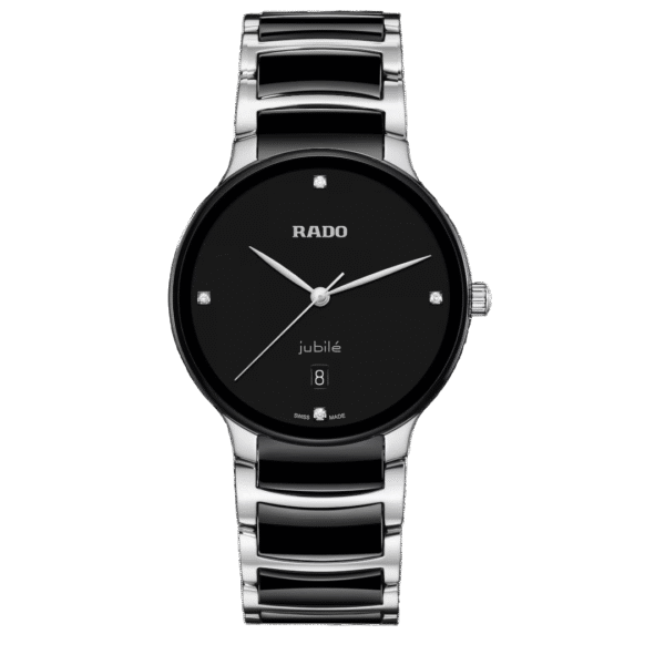 Rado Jubile Stainless Steel Black Silver