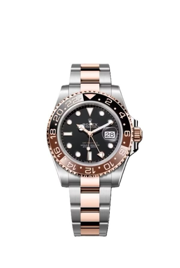 GMT-Master II Everose gold and Black dial.