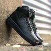 Nik.e Air Force 1 Mid Leather Black