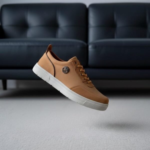 TIMBERLAN.D LOW CAUSAL SNEAKER TAN GREY