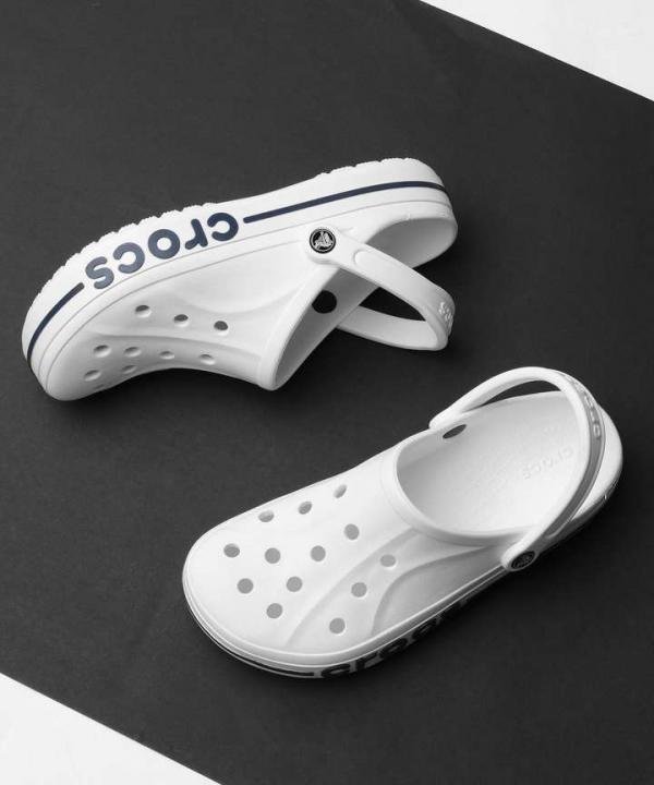 Croc.s Bayaband Clog Clogs White Carry Bag n og Box