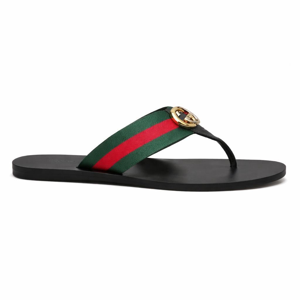 GUCCI THONG WITH WEB PREMIUM SLIDE TOP BATCH UA
