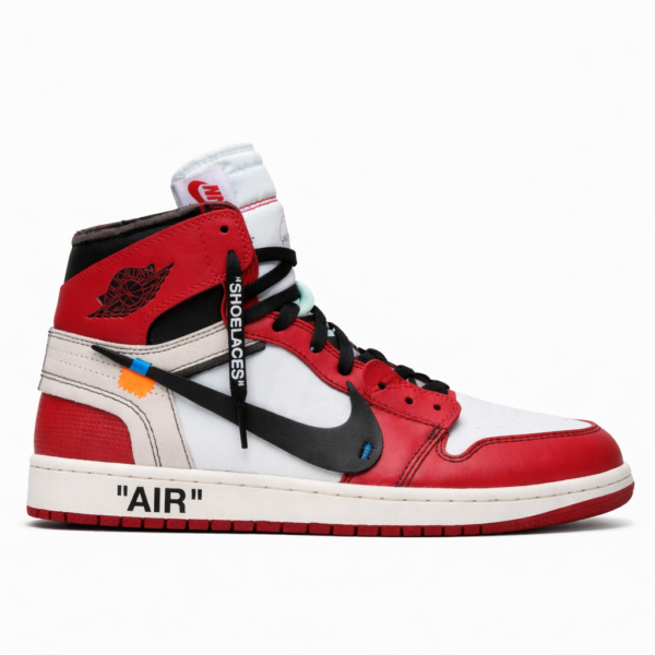 OFF-WHITE x Air Jordan 1 Retro High OG Chicago Red TOP BATCH UA