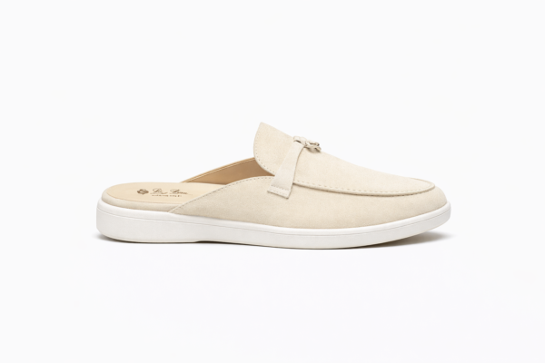 Loro Piana Loafers Babouche Loafers Cream 214 TOP BATCH UA