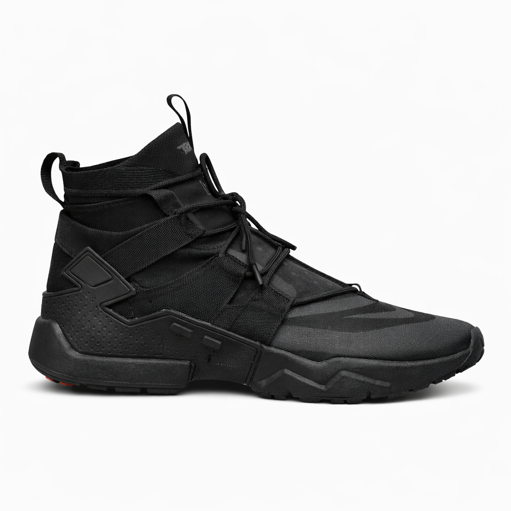 Nike Huarache Grip GS Triple Black TOP BATCH UA