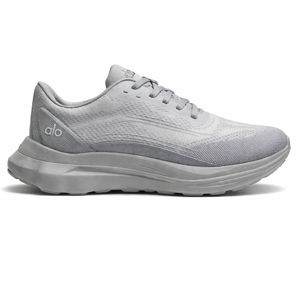 Alo Yoga Alo Runner unisex shoe in grey mesh TOP BATCH UA