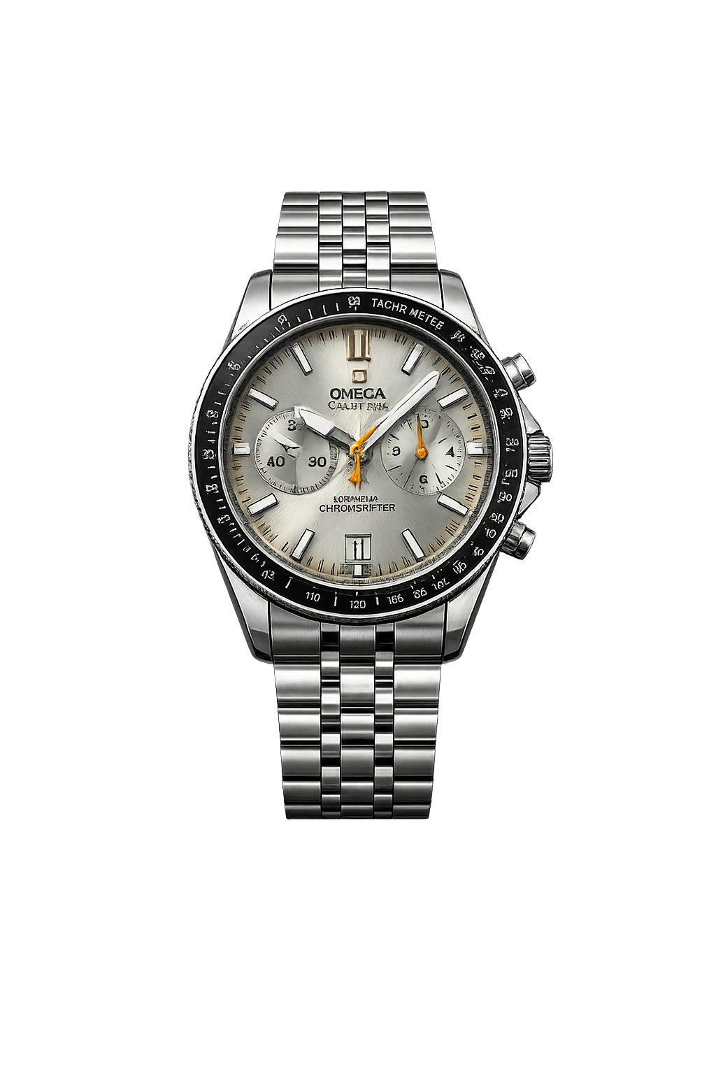 Omega Speedmaster Chronograph Silver Dial Stainless Steel Watch