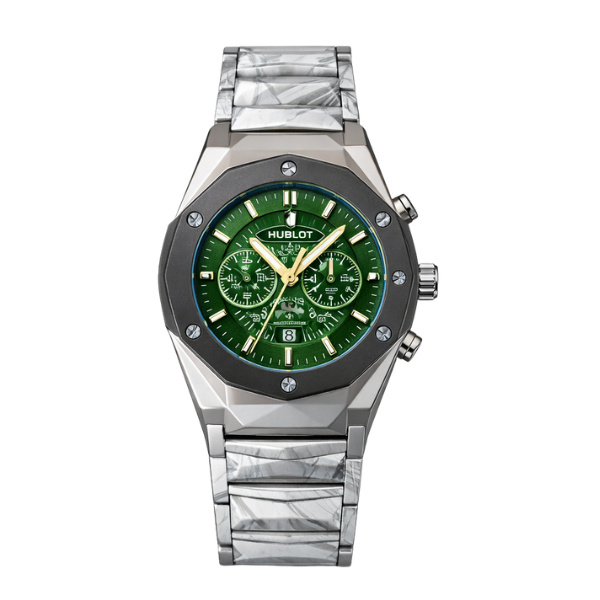 Hublot BigBang Tourbillion Silver-Black-Green